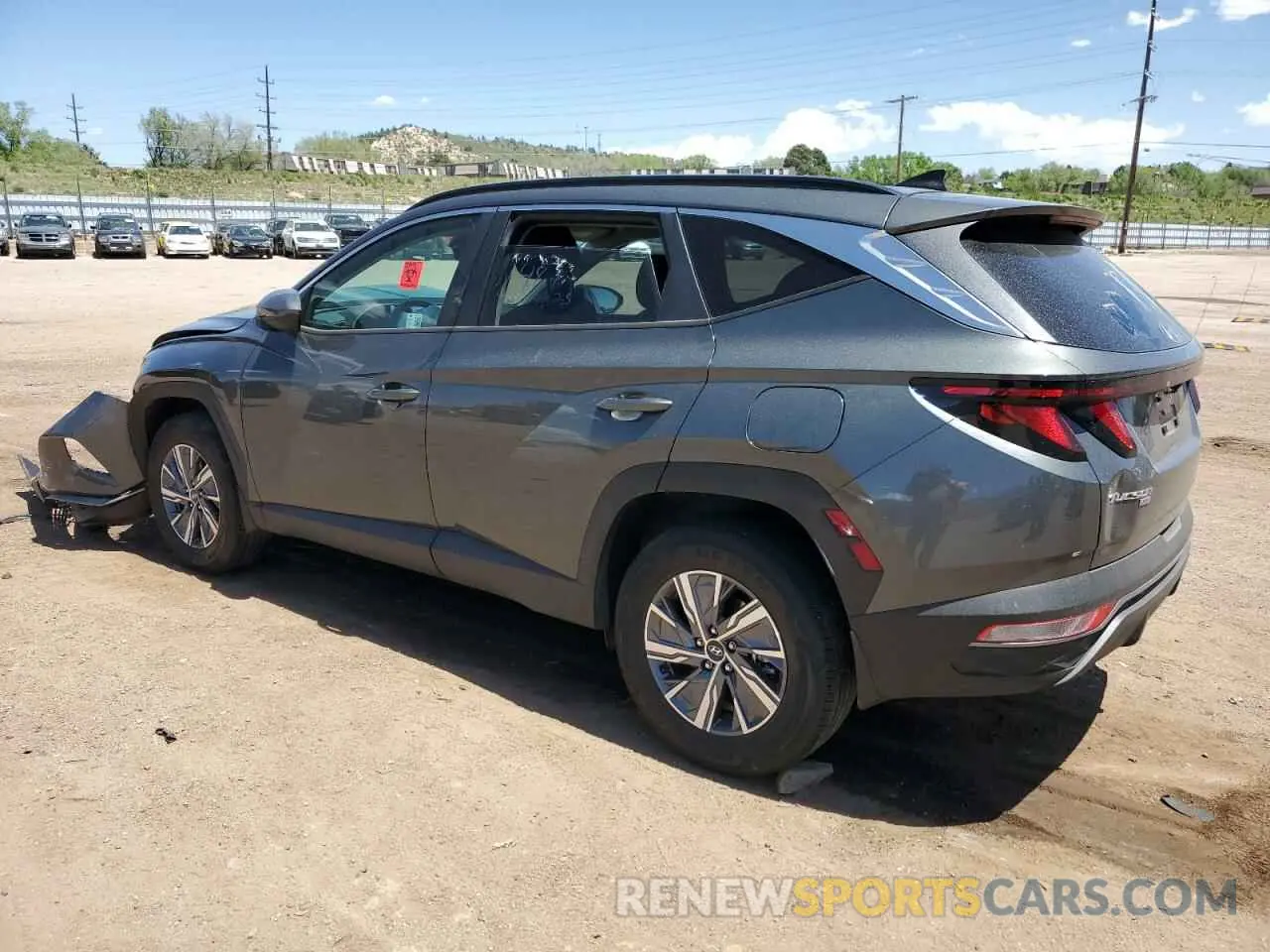 2 Photograph of a damaged car KM8JBCD11RU178469 HYUNDAI TUCSON 2024