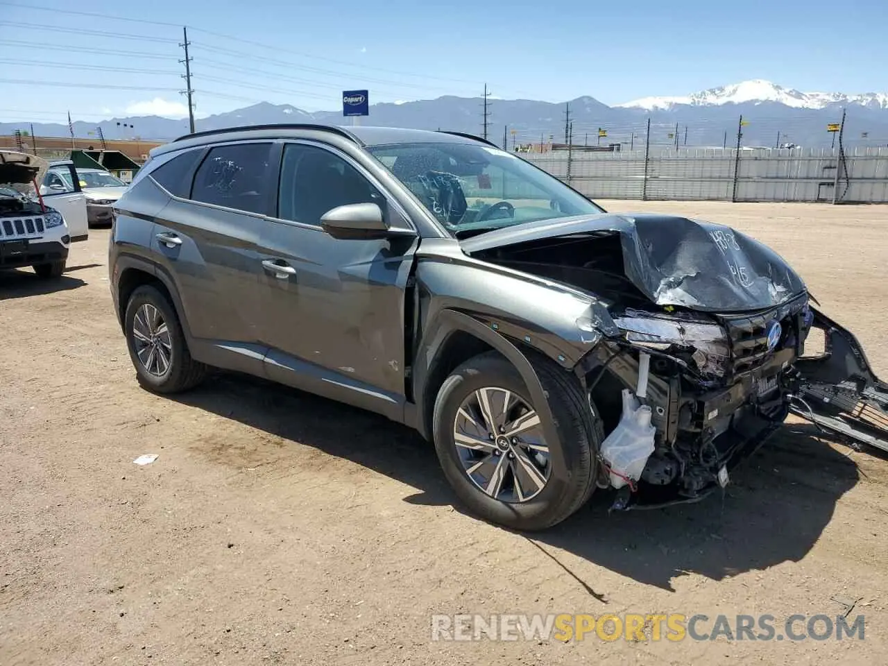 4 Photograph of a damaged car KM8JBCD11RU178469 HYUNDAI TUCSON 2024