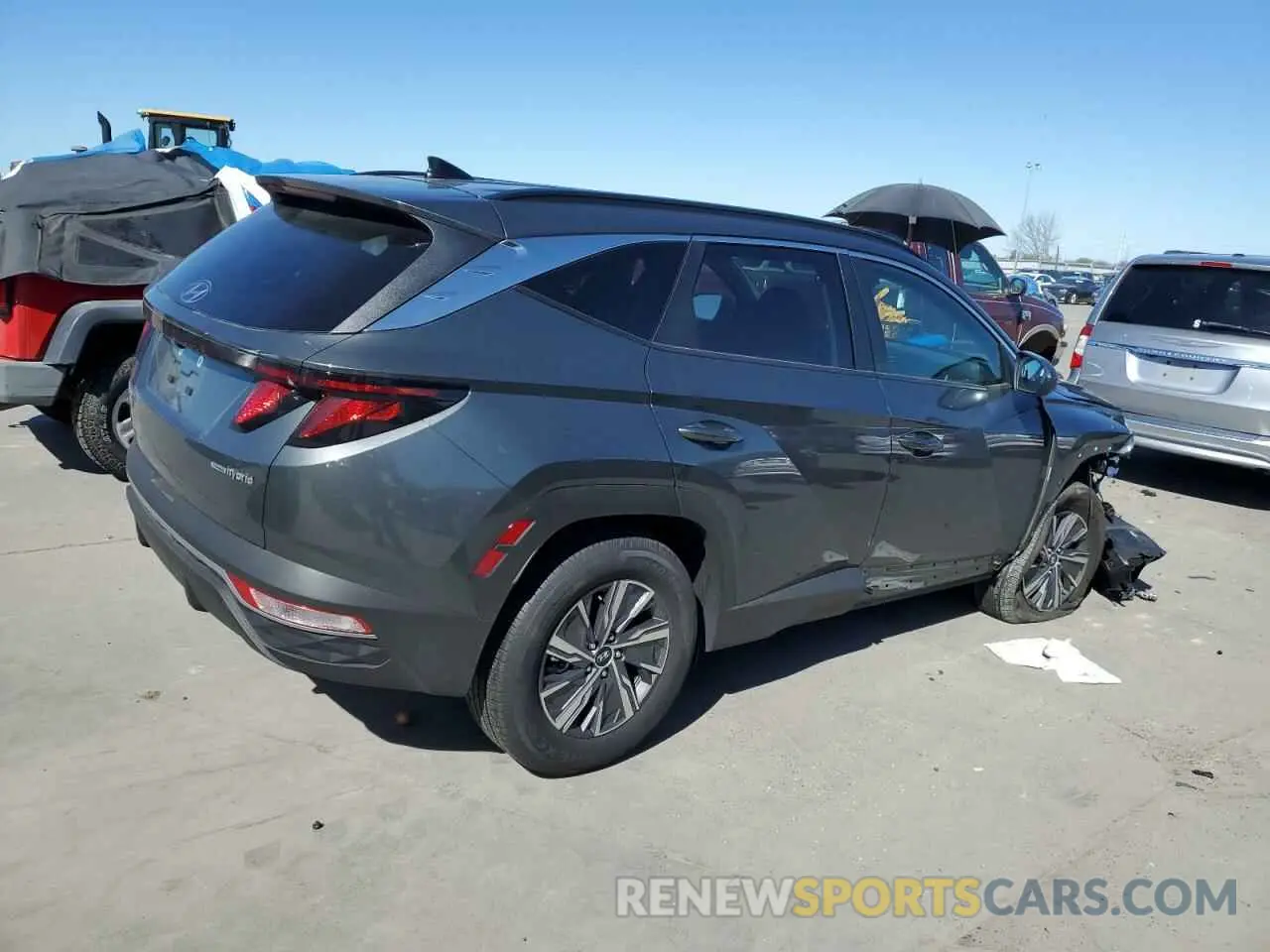 3 Photograph of a damaged car KM8JBCD11RU202804 HYUNDAI TUCSON 2024