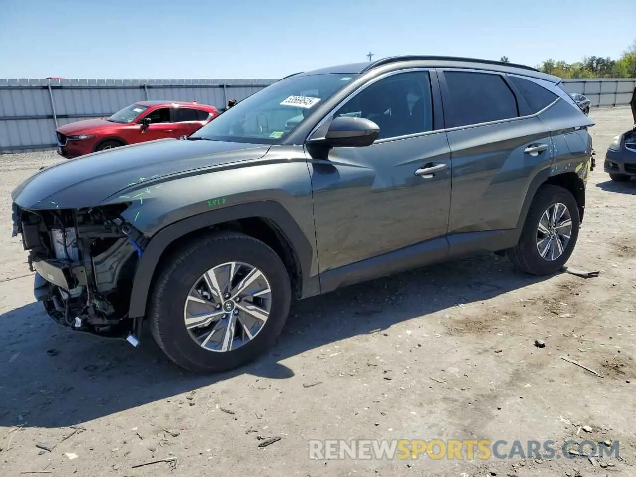 1 Photograph of a damaged car KM8JBCD11RU206075 HYUNDAI TUCSON 2024