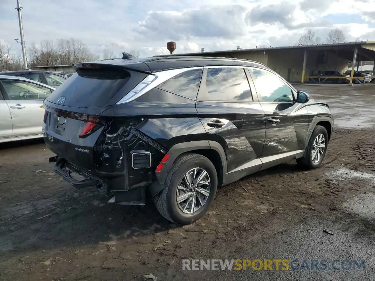 3 Photograph of a damaged car KM8JBCD12RU208563 HYUNDAI TUCSON 2024