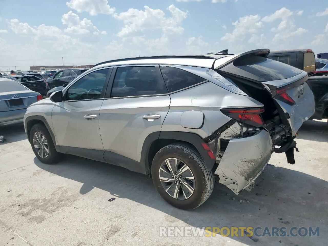 2 Photograph of a damaged car KM8JBCD13RU224271 HYUNDAI TUCSON 2024