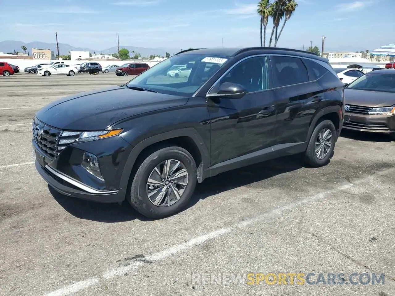1 Photograph of a damaged car KM8JBCD14RU220536 HYUNDAI TUCSON 2024