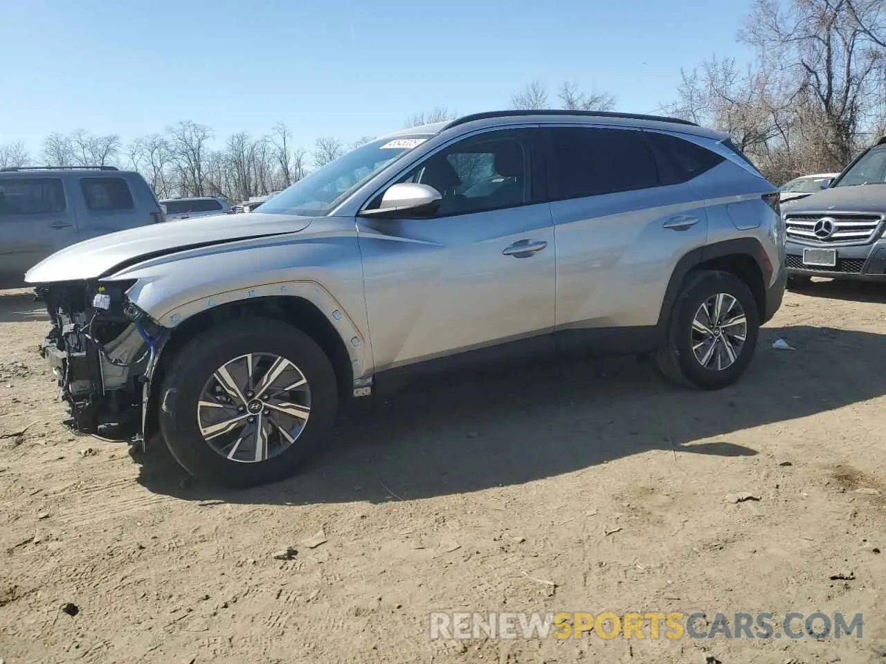 1 Photograph of a damaged car KM8JBCD16RU230419 HYUNDAI TUCSON 2024