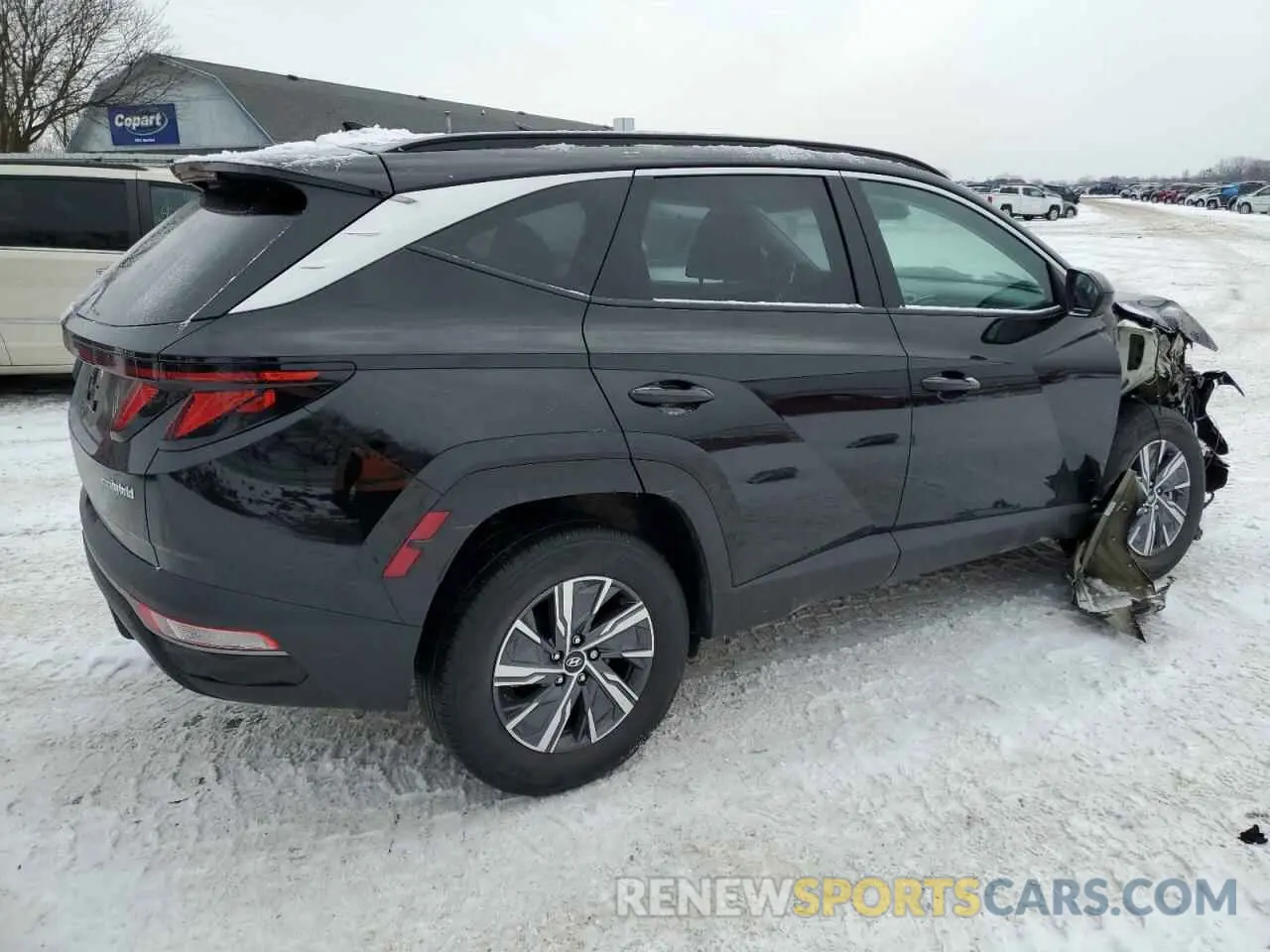 3 Photograph of a damaged car KM8JBCD17RU231000 HYUNDAI TUCSON 2024