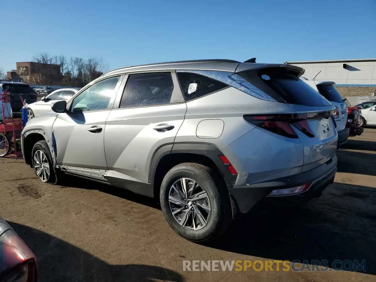 2 Photograph of a damaged car KM8JBCD18RU207742 HYUNDAI TUCSON 2024