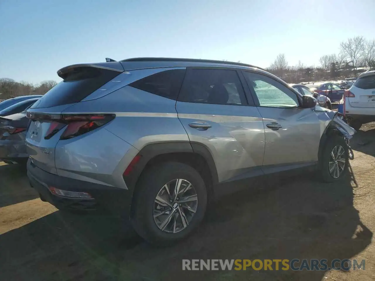 3 Photograph of a damaged car KM8JBCD18RU207742 HYUNDAI TUCSON 2024