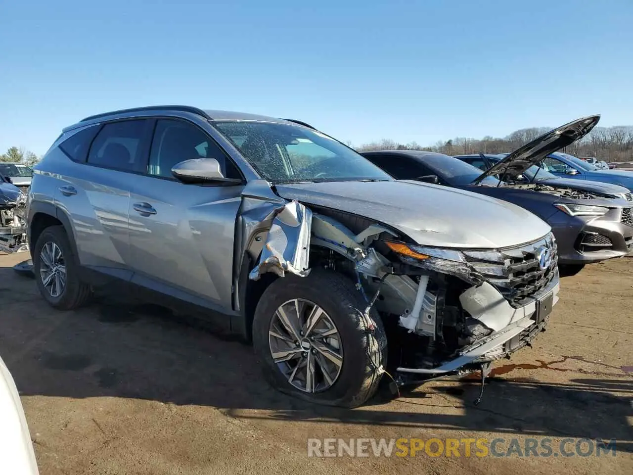 4 Photograph of a damaged car KM8JBCD18RU207742 HYUNDAI TUCSON 2024