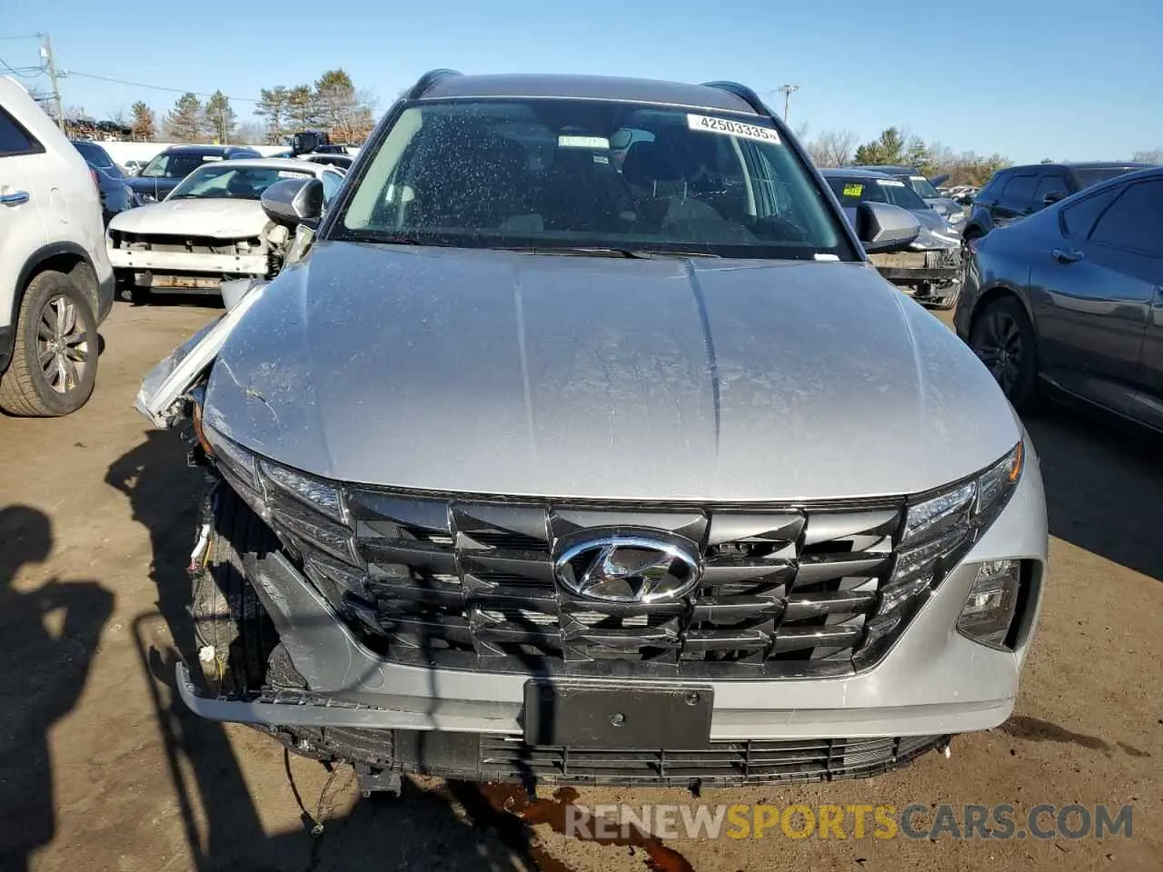 5 Photograph of a damaged car KM8JBCD18RU207742 HYUNDAI TUCSON 2024