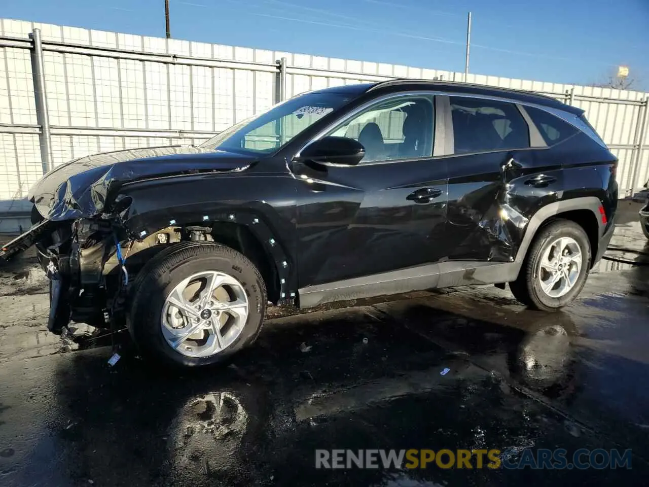 1 Photograph of a damaged car KM8JBCDE4RU291240 HYUNDAI TUCSON 2024
