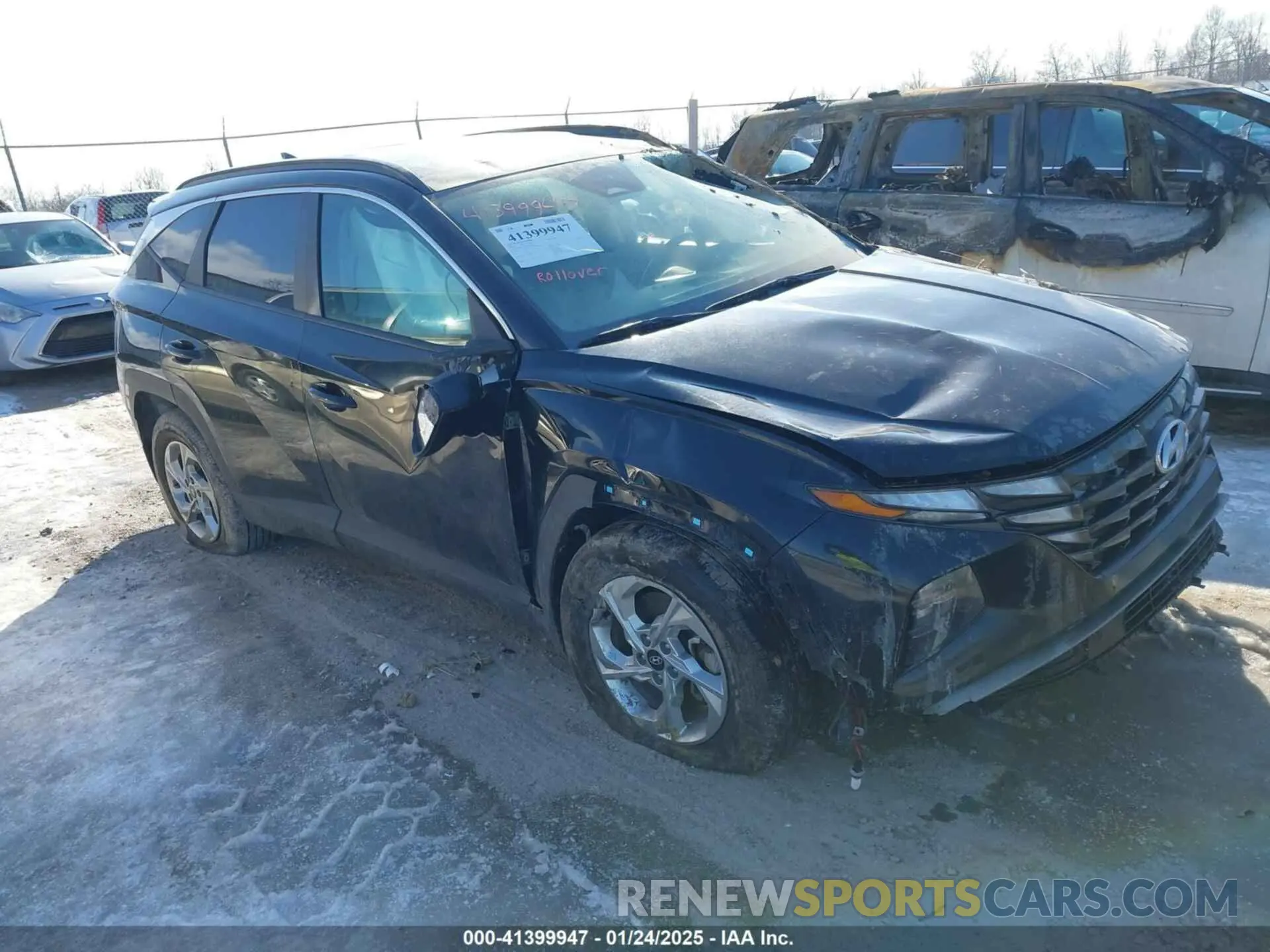 1 Photograph of a damaged car KM8JBCDE6RU283849 HYUNDAI TUCSON 2024