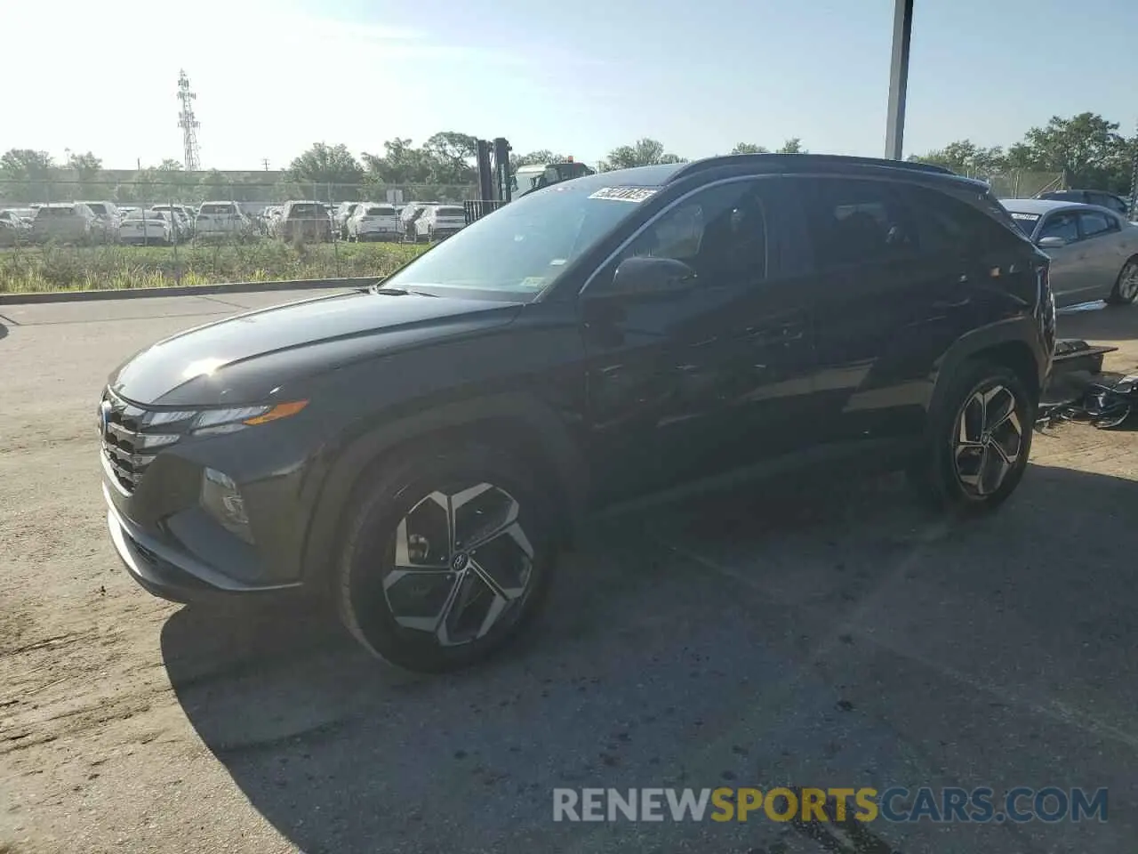 1 Photograph of a damaged car KM8JBDD27RU157706 HYUNDAI TUCSON 2024