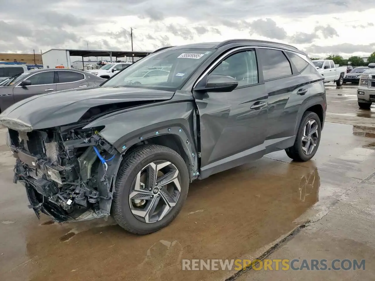 1 Photograph of a damaged car KM8JCCD11RU179148 HYUNDAI TUCSON 2024