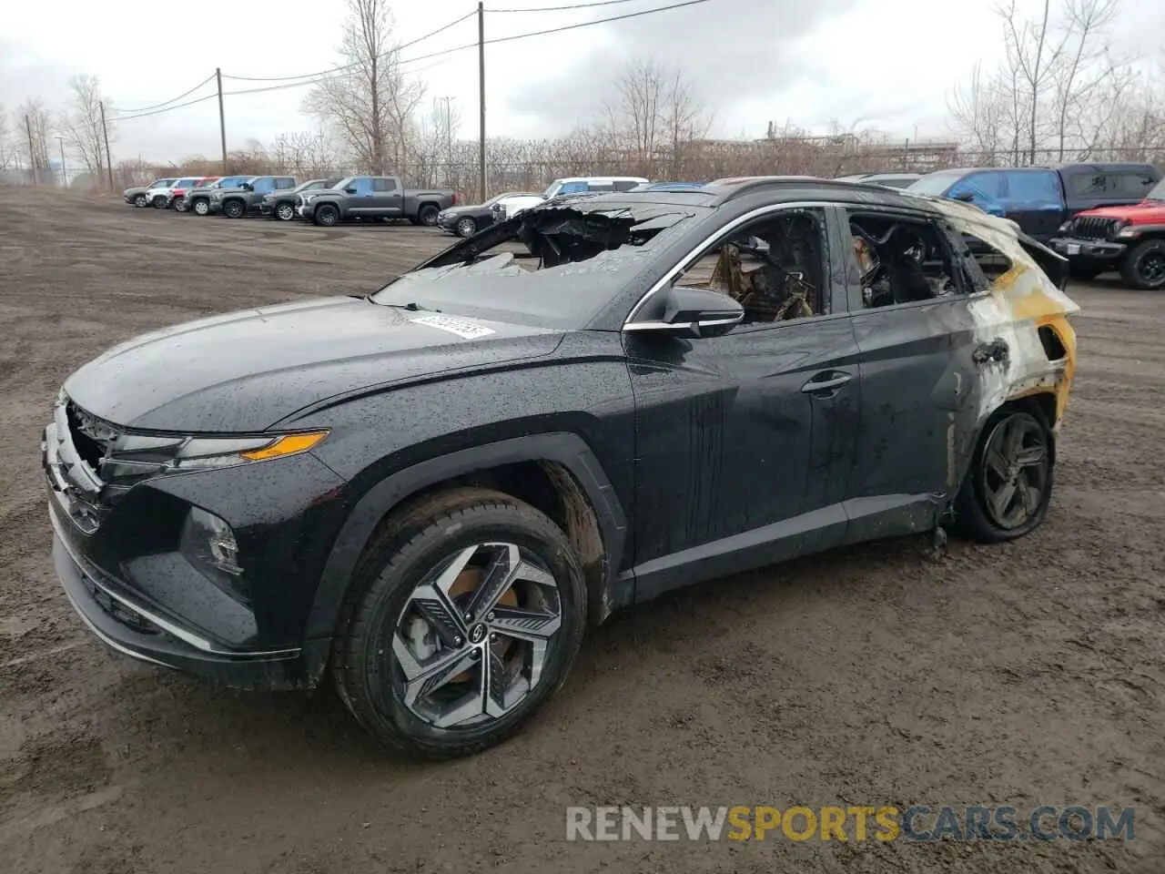 1 Photograph of a damaged car KM8JCCD13RU196212 HYUNDAI TUCSON 2024