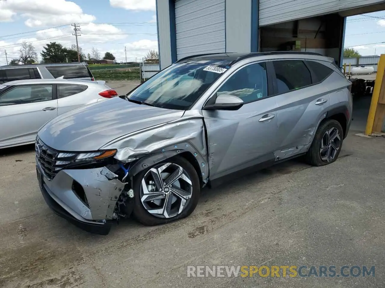 1 Photograph of a damaged car KM8JCCD14RU204043 HYUNDAI TUCSON 2024