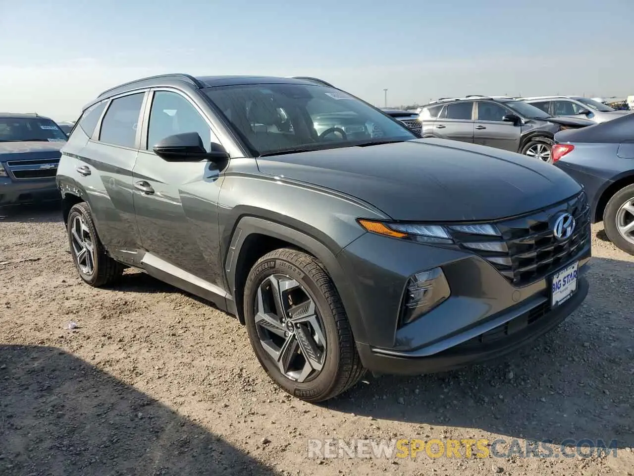 4 Photograph of a damaged car KM8JCCD16RU220891 HYUNDAI TUCSON 2024