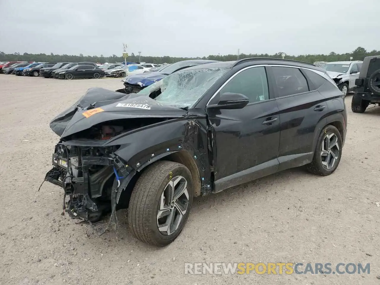 1 Photograph of a damaged car KM8JCCD17RU164265 HYUNDAI TUCSON 2024