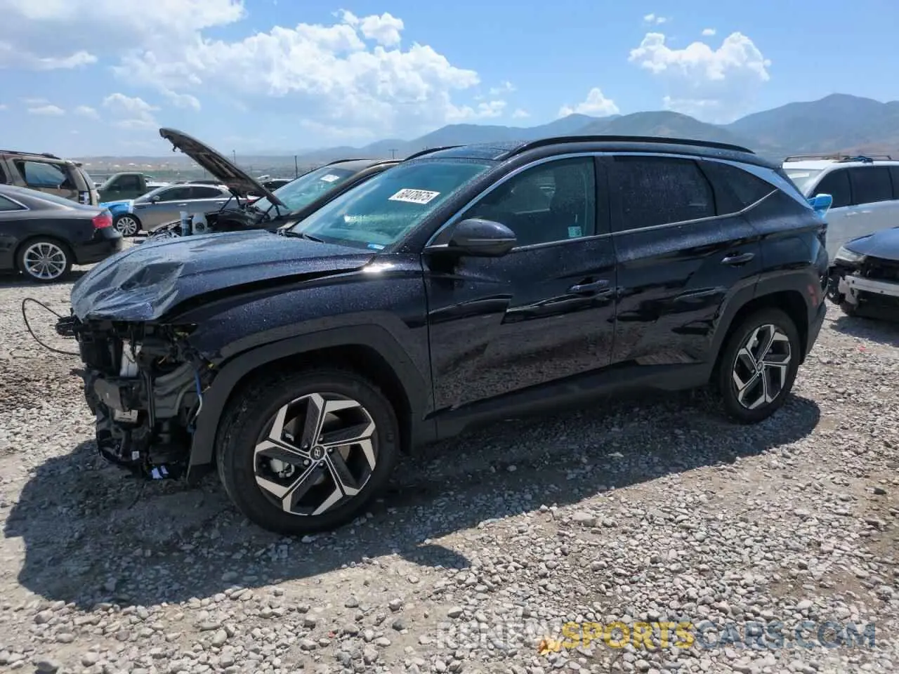 1 Photograph of a damaged car KM8JCCD17RU191191 HYUNDAI TUCSON 2024