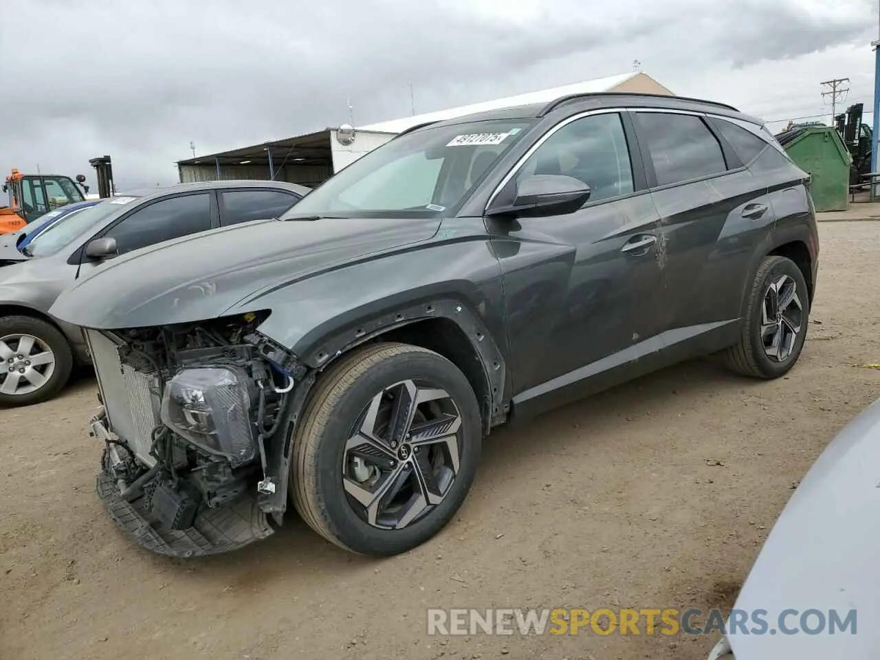 1 Photograph of a damaged car KM8JCCD19RU139724 HYUNDAI TUCSON 2024