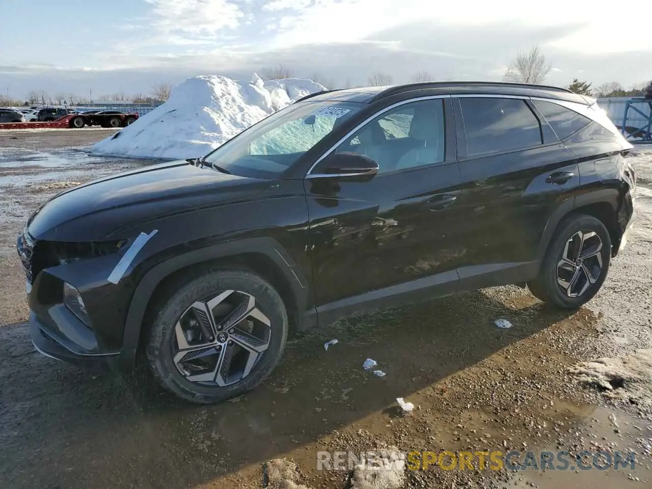 1 Photograph of a damaged car KM8JCCD19RU143367 HYUNDAI TUCSON 2024