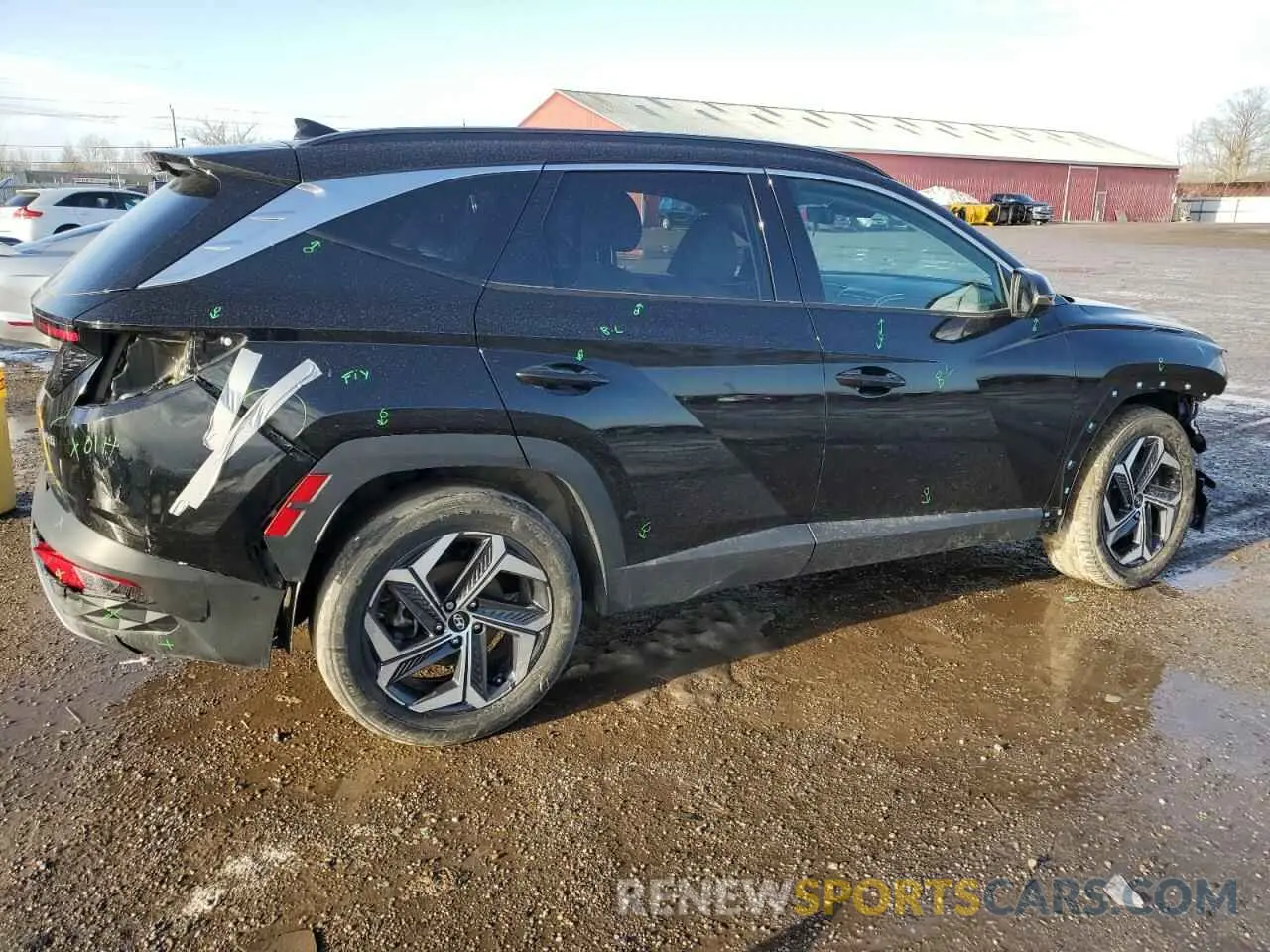 3 Photograph of a damaged car KM8JCCD19RU143367 HYUNDAI TUCSON 2024