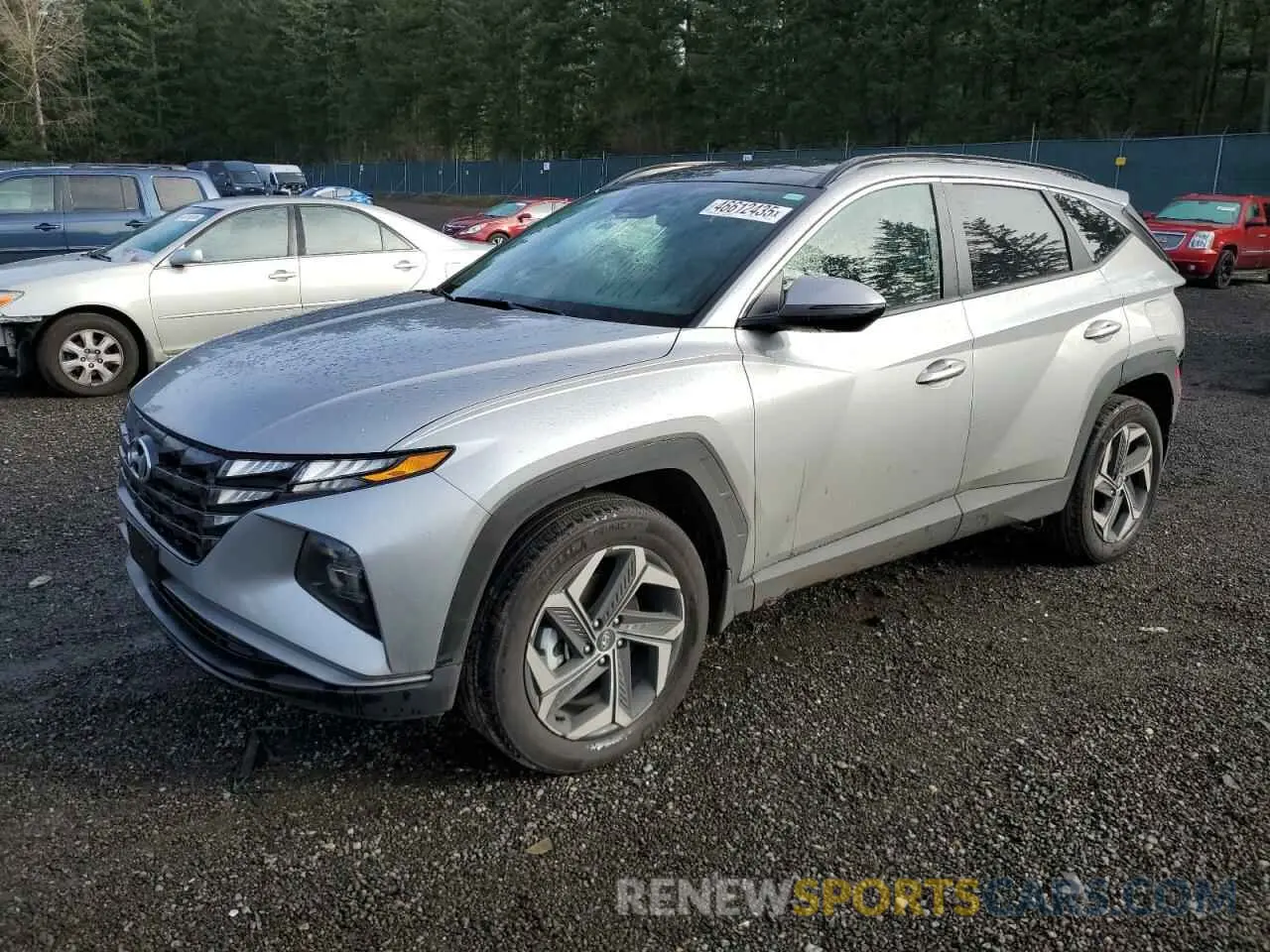 1 Photograph of a damaged car KM8JCCD19RU191435 HYUNDAI TUCSON 2024