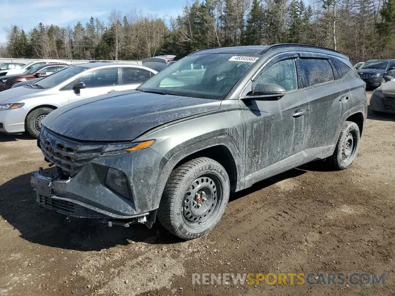 1 Photograph of a damaged car KM8JCCD1XRU162395 HYUNDAI TUCSON 2024