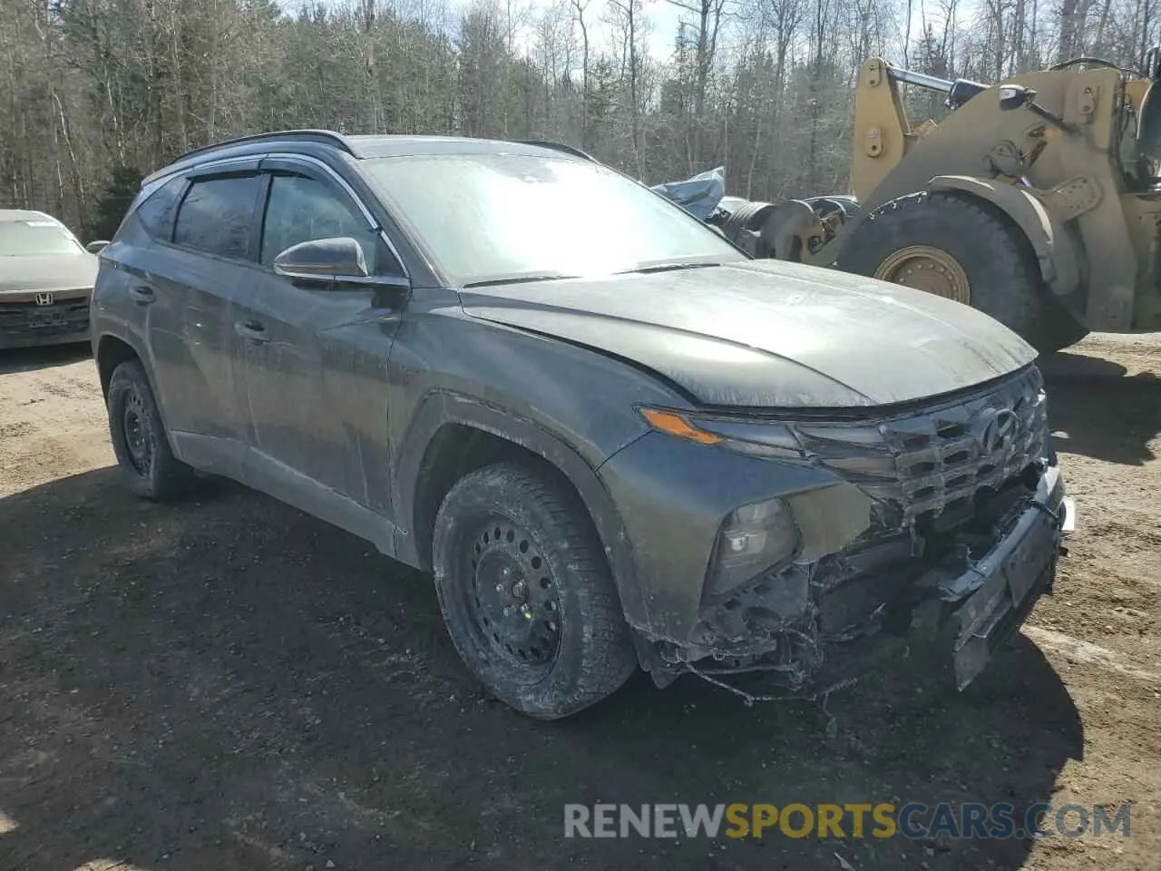 4 Photograph of a damaged car KM8JCCD1XRU162395 HYUNDAI TUCSON 2024