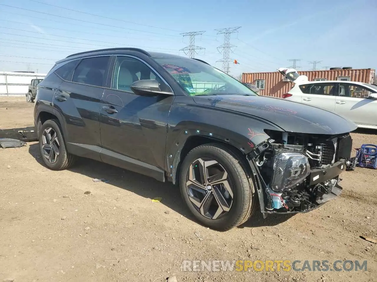 4 Photograph of a damaged car KM8JCCD1XRU203432 HYUNDAI TUCSON 2024