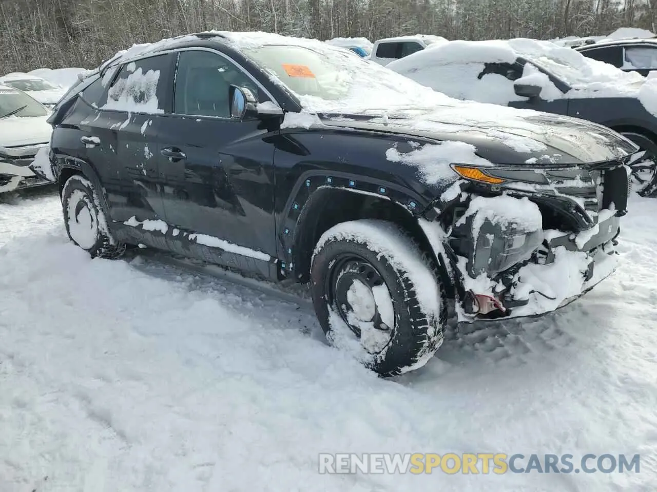 4 Photograph of a damaged car KM8JCCD1XRU233398 HYUNDAI TUCSON 2024