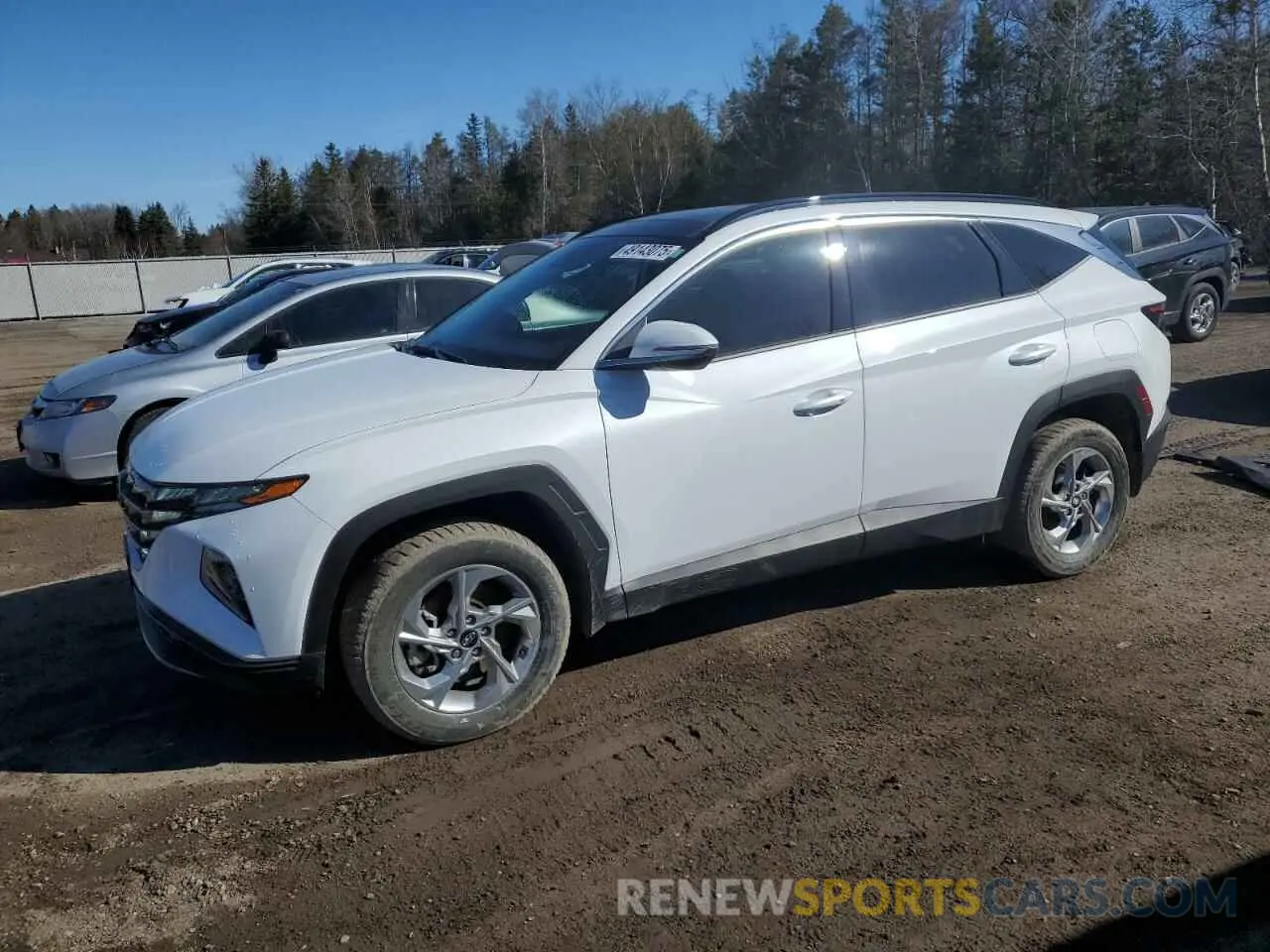 1 Photograph of a damaged car KM8JCCDE1RU267913 HYUNDAI TUCSON 2024