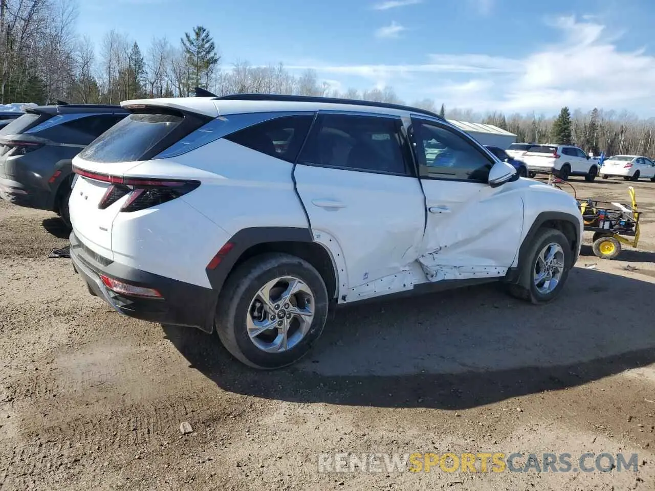 3 Photograph of a damaged car KM8JCCDE1RU267913 HYUNDAI TUCSON 2024