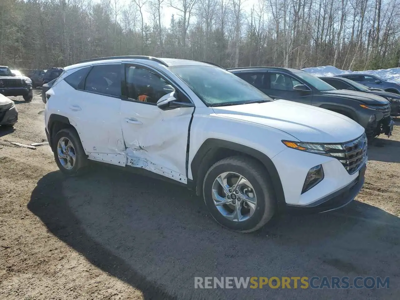 4 Photograph of a damaged car KM8JCCDE1RU267913 HYUNDAI TUCSON 2024