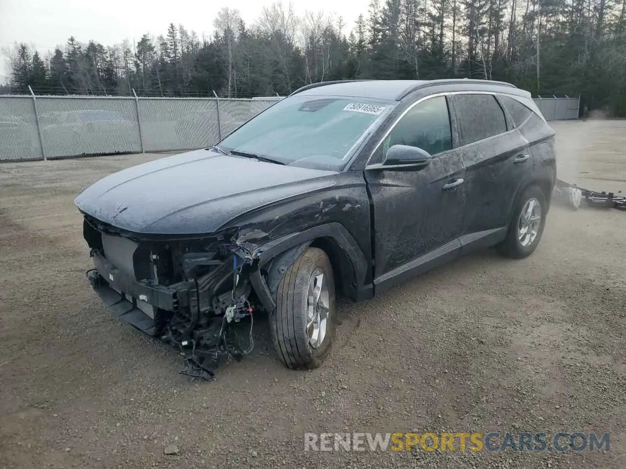 1 Photograph of a damaged car KM8JCCDE5RU279644 HYUNDAI TUCSON 2024