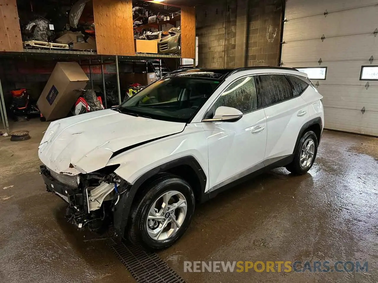 1 Photograph of a damaged car KM8JCCDE6RU325126 HYUNDAI TUCSON 2024