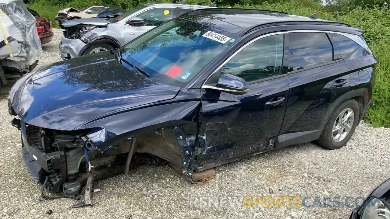 1 Photograph of a damaged car KM8JCCDE9RU349792 HYUNDAI TUCSON 2024