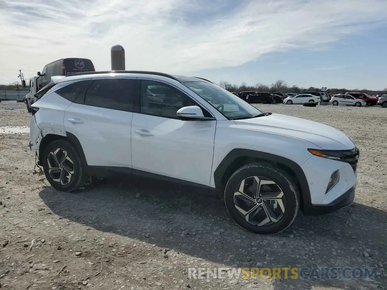 4 Photograph of a damaged car KM8JECD15RU246361 HYUNDAI TUCSON 2024