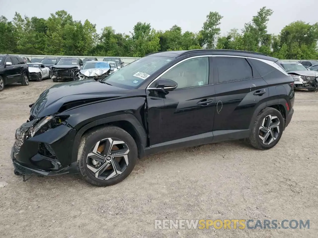 1 Photograph of a damaged car KM8JECD16RU196800 HYUNDAI TUCSON 2024