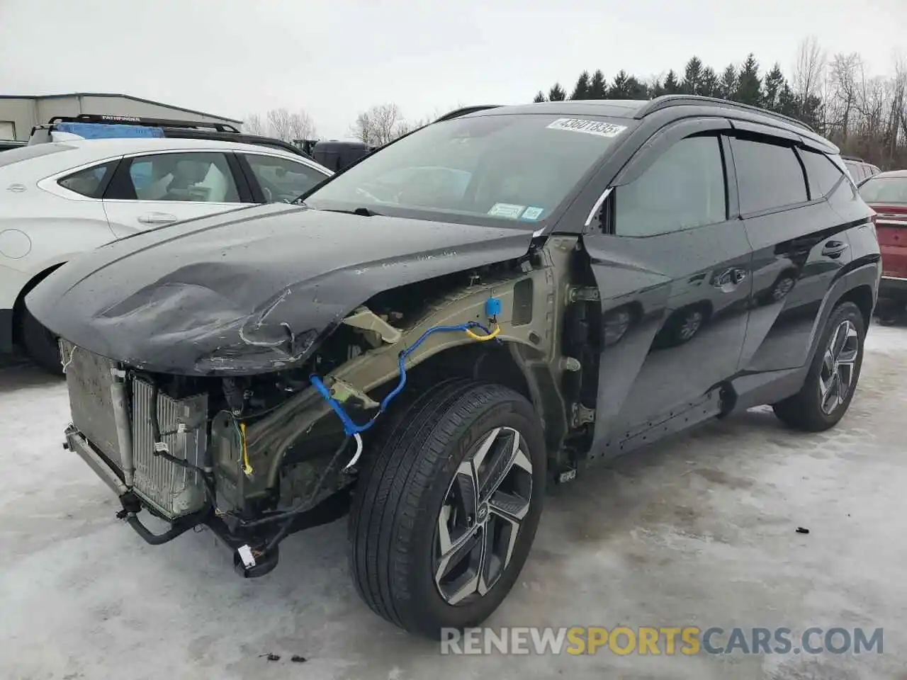 1 Photograph of a damaged car KM8JECD17RU146472 HYUNDAI TUCSON 2024