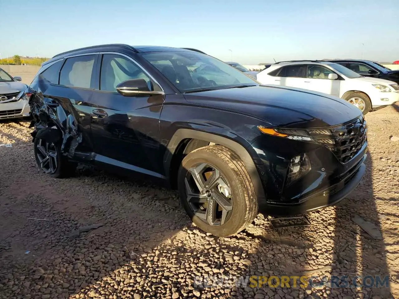 4 Photograph of a damaged car KM8JECD17RU237189 HYUNDAI TUCSON 2024