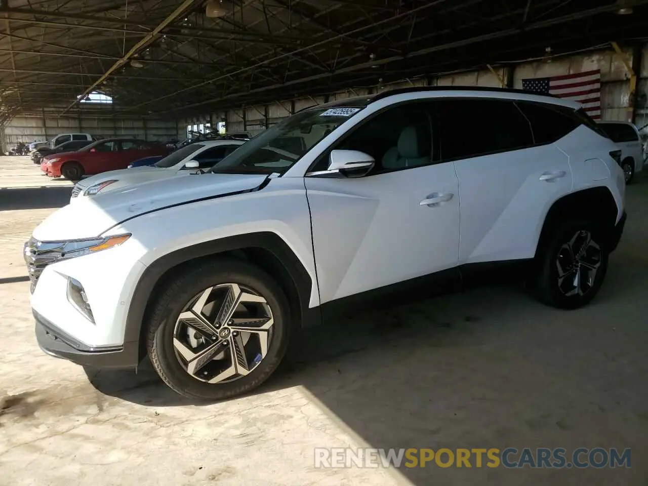 1 Photograph of a damaged car KM8JECD18RU145671 HYUNDAI TUCSON 2024