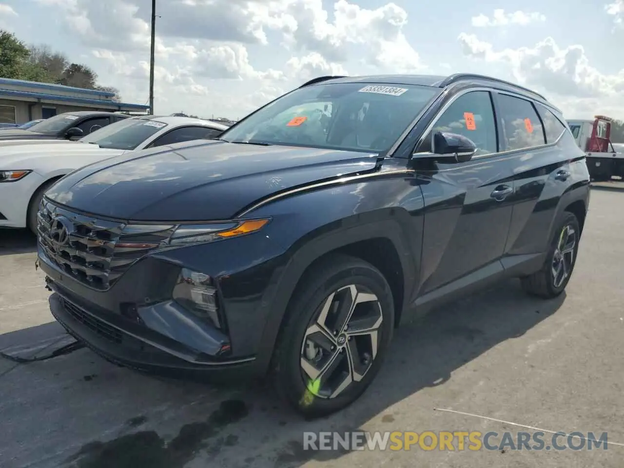 1 Photograph of a damaged car KM8JECD18RU156296 HYUNDAI TUCSON 2024