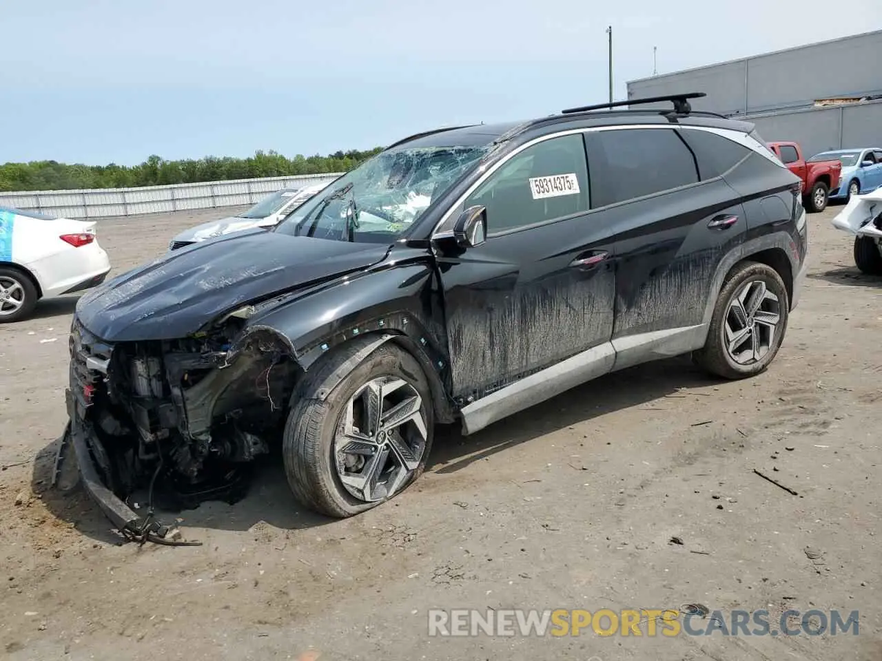 1 Photograph of a damaged car KM8JECD18RU199830 HYUNDAI TUCSON 2024