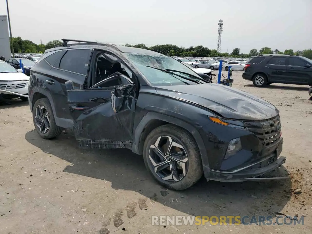 4 Photograph of a damaged car KM8JECD18RU199830 HYUNDAI TUCSON 2024