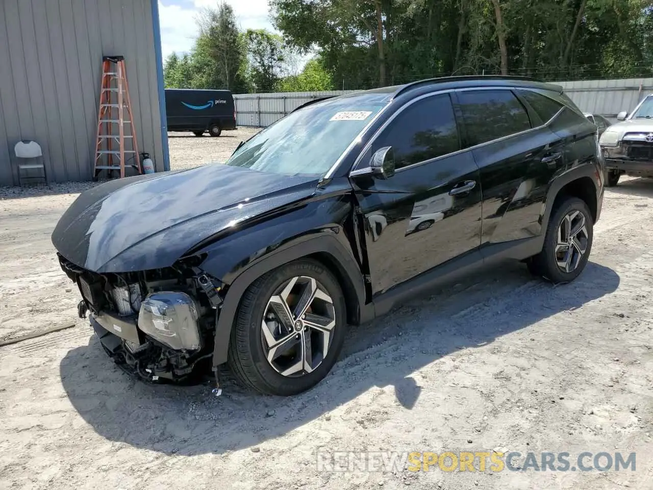 1 Photograph of a damaged car KM8JECD19RU214335 HYUNDAI TUCSON 2024