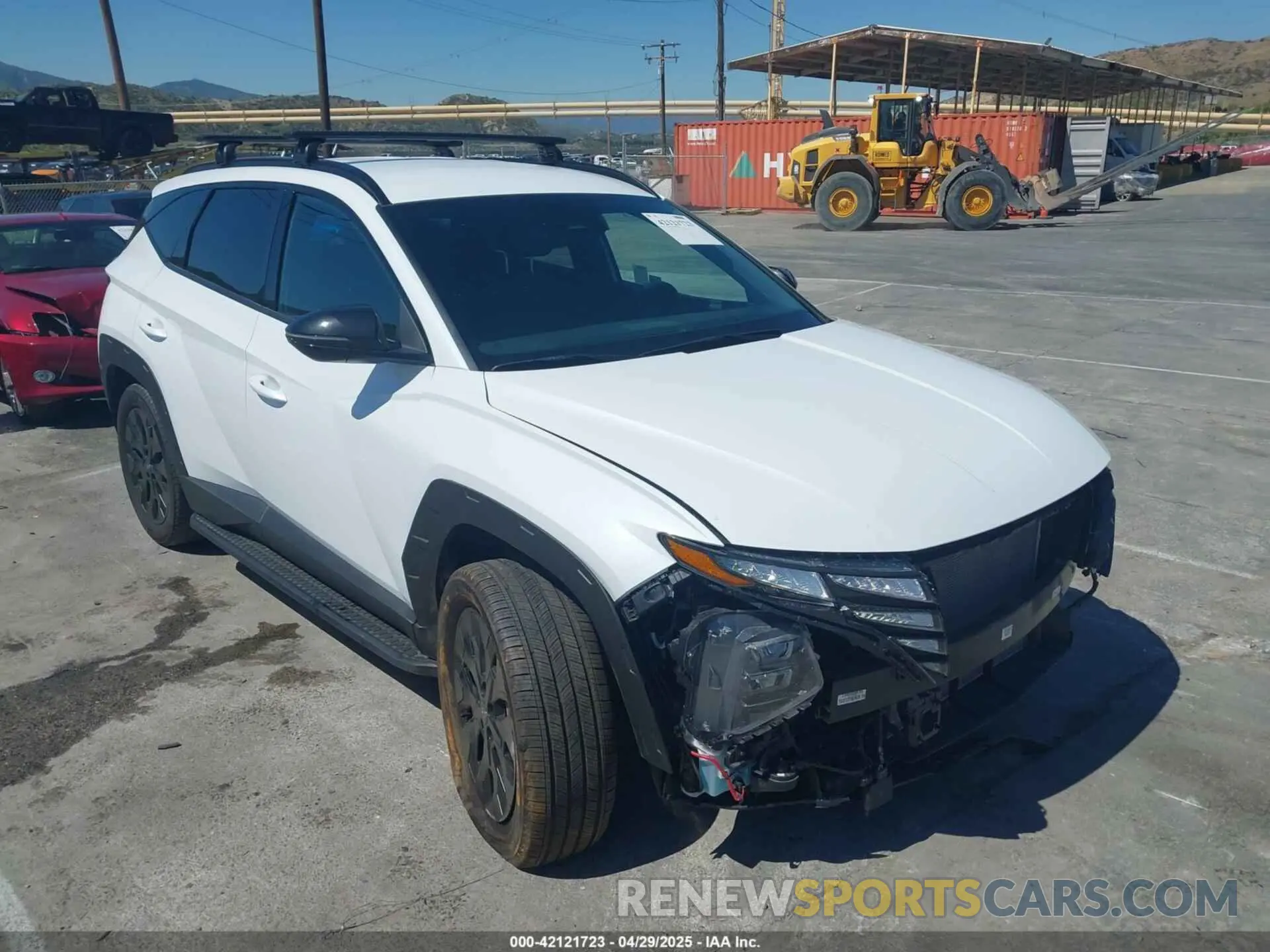 1 Photograph of a damaged car KM8JF3DE0RU313299 HYUNDAI TUCSON 2024