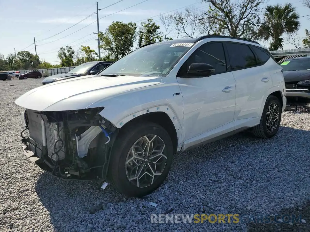1 Photograph of a damaged car KM8JFCD13RU194290 HYUNDAI TUCSON 2024