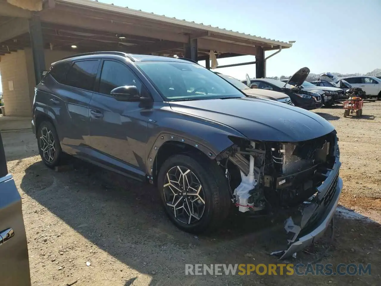 4 Photograph of a damaged car KM8JFCD18RU157655 HYUNDAI TUCSON 2024