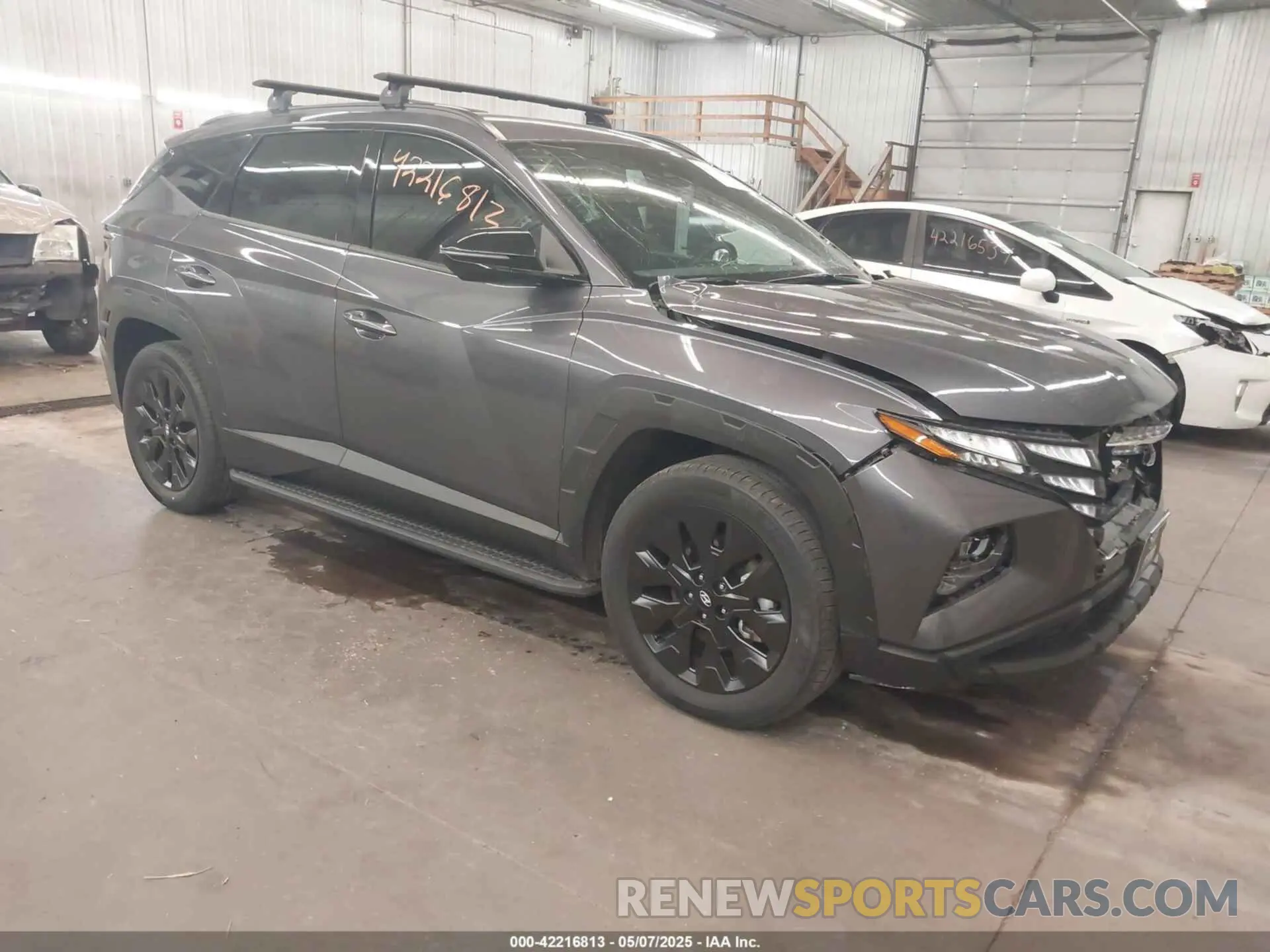 1 Photograph of a damaged car KM8JFCDE2RU304457 HYUNDAI TUCSON 2024