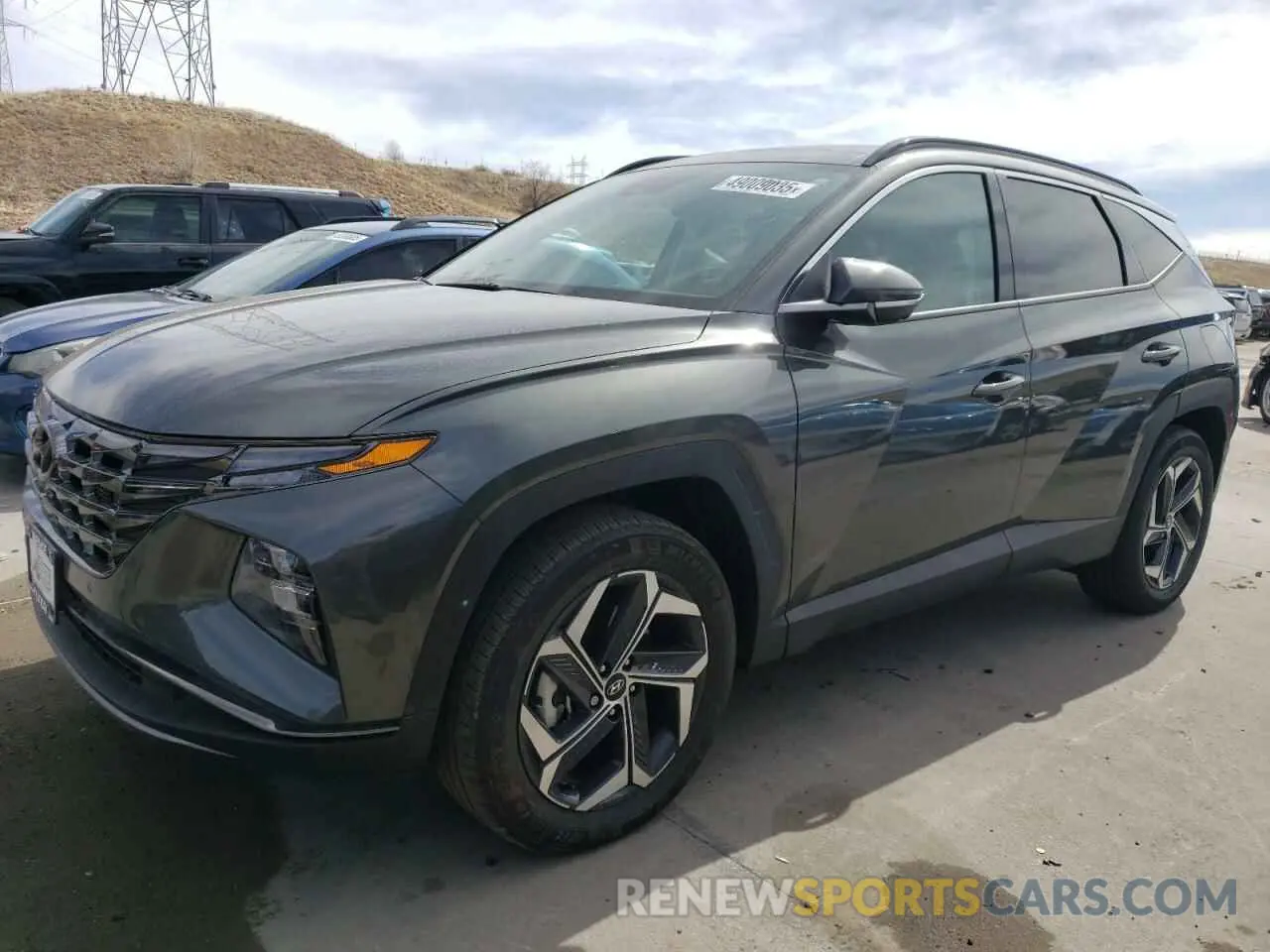 1 Photograph of a damaged car KM8JFDD24RU245309 HYUNDAI TUCSON 2024
